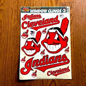Vintage Cleveland Guardians (Former team name) Window Clings -New